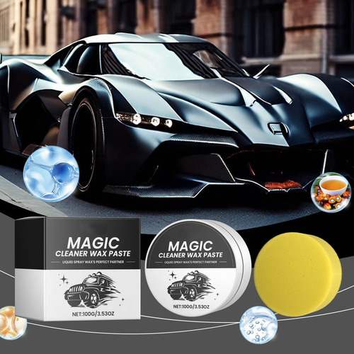 Juego De Cera Para Coche G Car Wax + Pasta Limpiadora Para P
