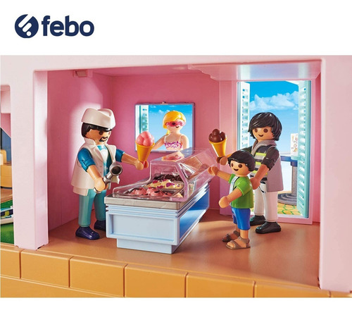 Playmobil Family Fun Heladería En El Puerto +4 70279 Febo
