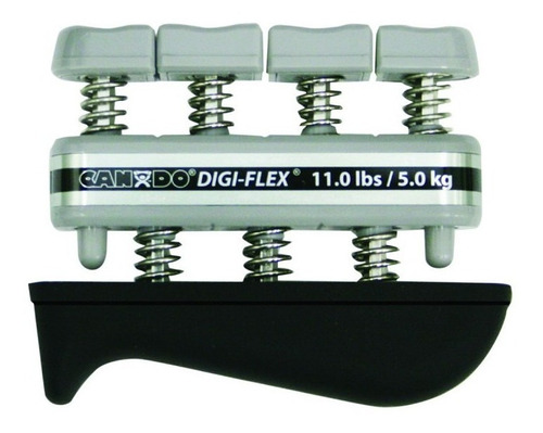 Digiflex Plateado Xx-fuerte, Ejercitador De Dedos 11lbs