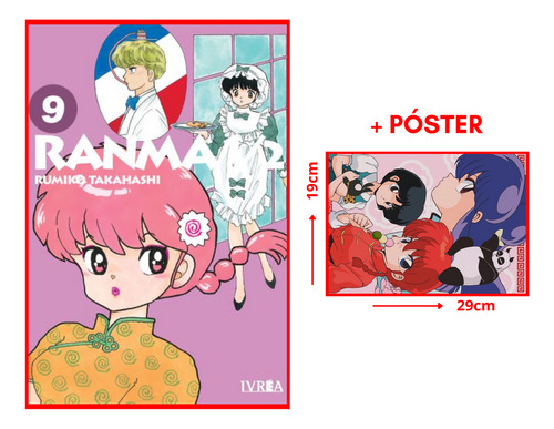 Ivrea Arg - Ranma 1/2 #09 + Poster