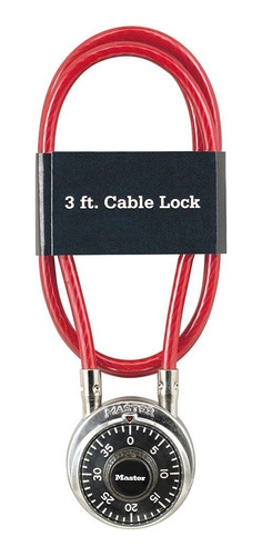 Candado Cable Combinación Master Lock 1519d Para Bicicleta