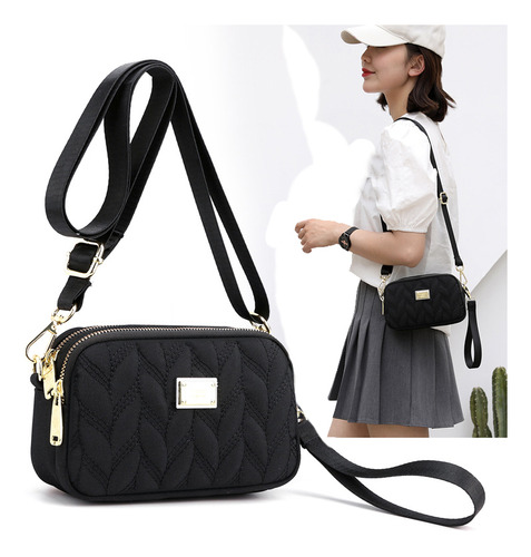 Bolso De Hombro Pequeño Con Múltiples Bolsillos Para Mujeres