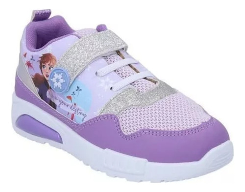 Zapatillas Deportivas Con Luces Frozen (talla 26 A La 33)