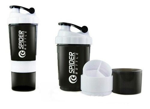 Imagen 3 de 4 de Vaso Para Batidos De Proteina - Compartimiento Pastillas