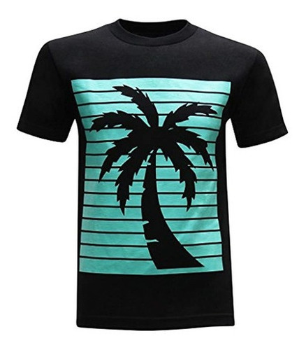 Camiseta De Geek California Republic Turquoise Palm Para Hom