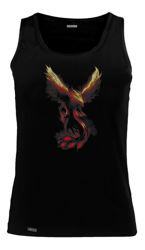 Camiseta Esqueleto Fenix Ave Fuego Art Animales Inp Sbo