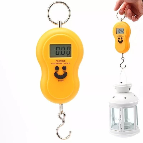 Imagen 2 de 6 de Balanza De Viaje Portable De Colgar Hasta 40kg - Polotecno
