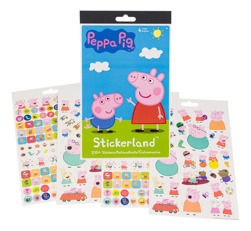 Tendencias Inter. Peppa Pig -stickers Stickersland 4 Hojas