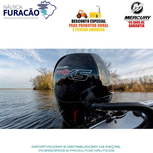 Motor De Popa Mercury 4 Tempos 150hp L 3.0l Efi Pro Xs