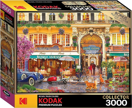 Puzle Kodak Premium Bistrot Vivienne de 3000 piezas