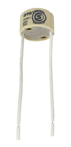 Pack X 10 Zocalos Gu10 220v Para Dicroicas Ar111 Ceramica Color Blanco