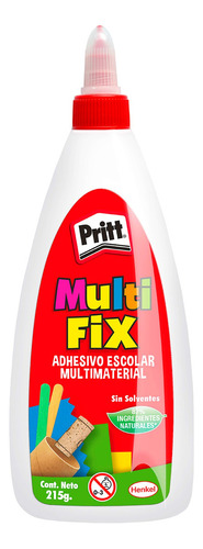 Pegamento Adhesivo Escolar Multimaterial Pritt Multifix 215g