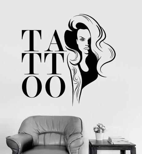 Vinil Decorativo Para Tattoo Studio O Estudio De Tatuajes