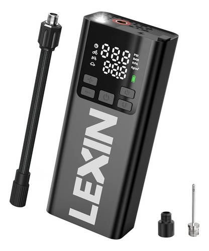 Lexin P5 Compresor De Aire Portátil Inflador De Neumáticos, 