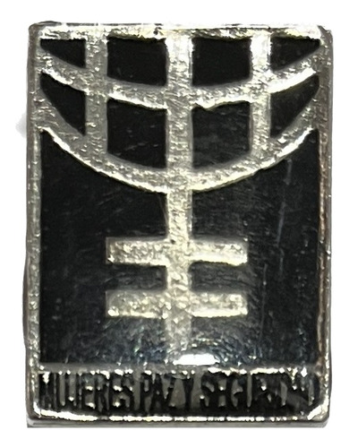 Pin Metálico Distintivo Mujeres Paz Y Seguridad Empu