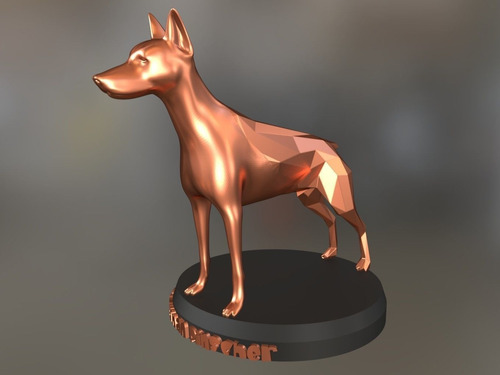 Doberman Pinscher - Escultura