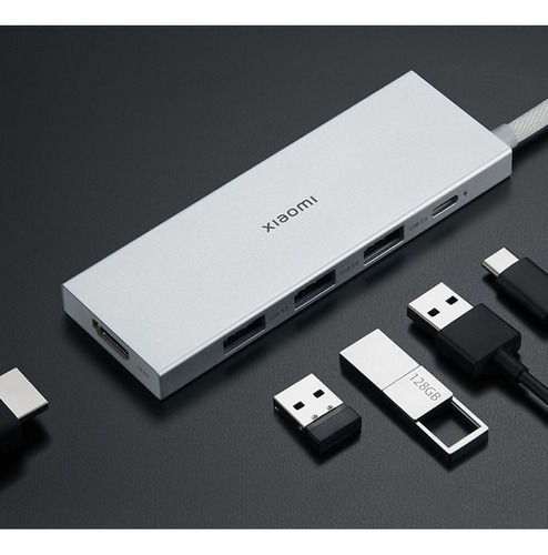 Hub Xiaomi Usb C 3.0 Docking Station 5 En 1 Streaming 4k