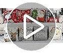 Set De 4 Fundas De Almohada Navideñas Con Impresión A Doble