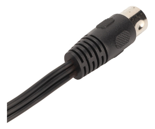 Para Cable Din De 5 Pines Macho A 2 Conectores Rca Hembra Y