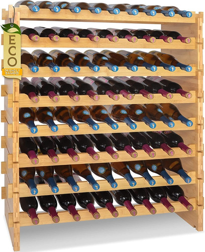 Serenelife 72 Bottle Stackable Wine Rack