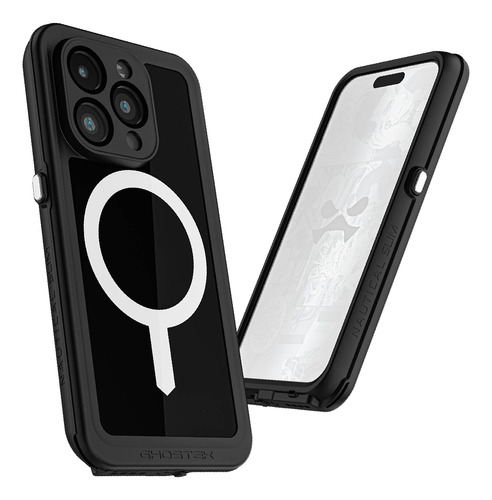 . Funda Ghostek Nautical Para iPhone 15 Pro Negra Magsafe