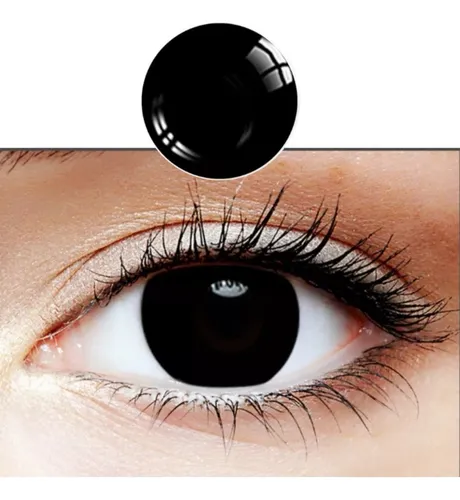 Lentes de contacto negro completo precio hotsell