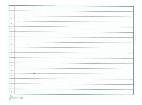 Norma Mi Primer Cuaderno Rayitas B 72 Hojas Rayadas 1 Mate