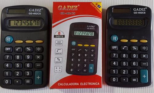 Calculadora De Bolsillo Es Solar Y Pilas .