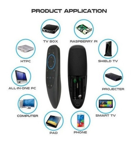 Control Remoto Bluetooth 5 G10s Para Iptv Tv Box Win Osx