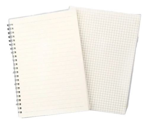 Libretas Anilladas Con Protector Líneas-cuadriculadas A5