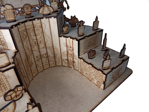 Rompecabezas 3d Madera Altar Ofrenda De Muertos Coco