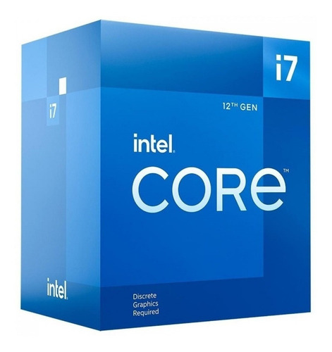 Imagen 3 de 3 de Procesador gamer Intel Core i7-12700F BX8071512700F de 12 núcleos y 4.9GHz de frecuencia