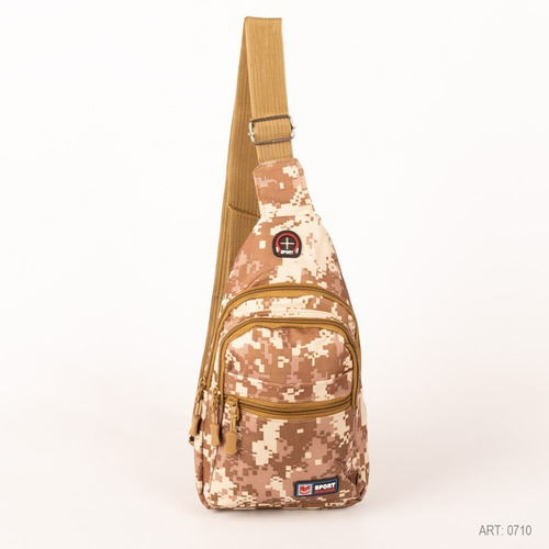 Imagen 1 de 7 de Bolso Camuflado Mochila Cruzado Morral Urbana Bandolera