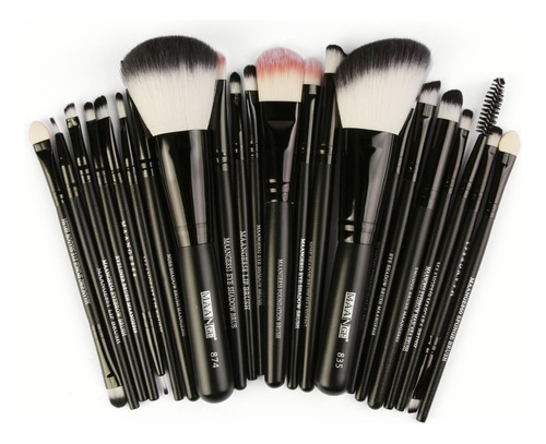 Brochas De Maquillaje Professional,22 Piezas Set De Brochas Color Color de la imagen