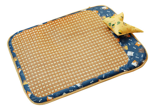 Alfombrilla Refrescante Para Perros Blue M, De Ratán, Resist