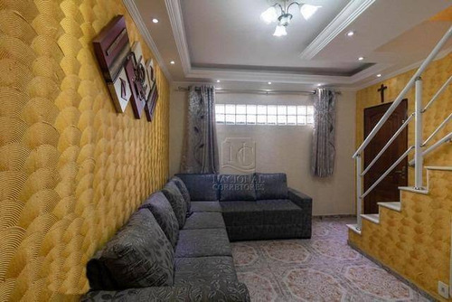 Sobrado Com 3 Dormitórios À Venda, 180 M² Por R$ 630.000,00 - Parque Oratório - Santo André/sp - So4042