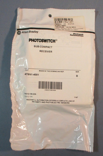 Allen-bradley Photoswitch Sub-compact Receiver Ser. Ccv