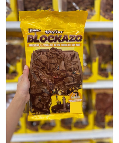 Imagen 2 de 10 de Chocolate Cofler Blockazo X 1 Kg. - Envíos