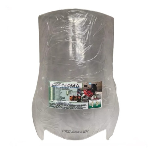 Parabrisas Curtain Honda Invicta 150 Transparente Dompa #