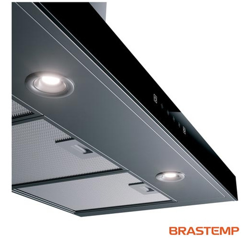 Coifa Parede Brastemp 90cm Tbox 03vel Turbo Bae90ar