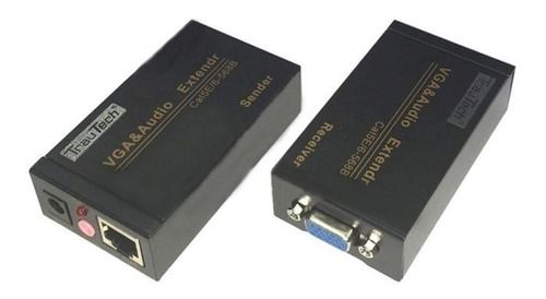 Extensor Vga Vía Ethernet Transmisor Receptor Trautech 100mt