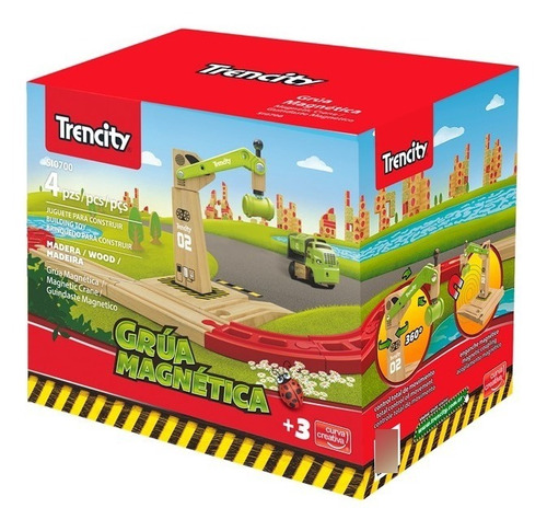 Trencity Grúa Magnética Verde - Tienda Oficial -