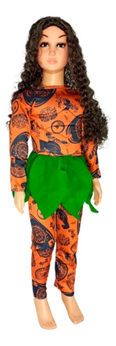 Disfraz Infantil Maui Inspirado En Moana Princesas Temporada Tematica Playa Hawaiano Desfiles Obras Poliester Accesorios