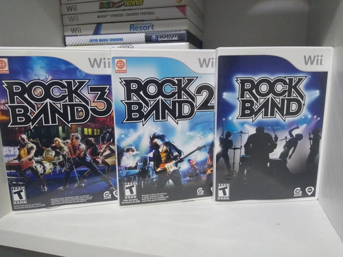 Colección Rockband Para Wii Y Wiiu , Guitar Hero Precio Unid