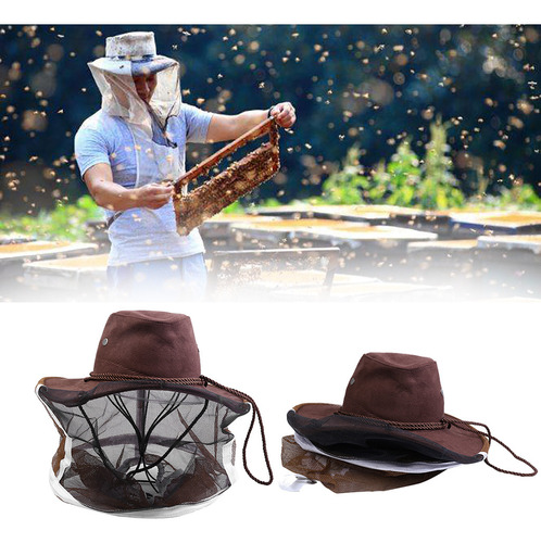 Gorro De Vaquero Para Apicultura, Gorro Protector Para Apicu