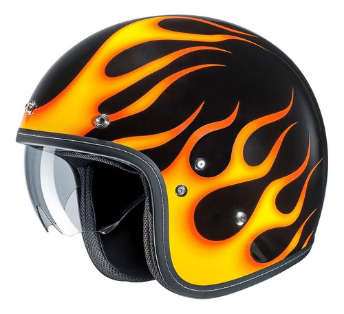 Casco Moto Hjc Fg-70s Aries Mc-3 Retro Bobber Vintage