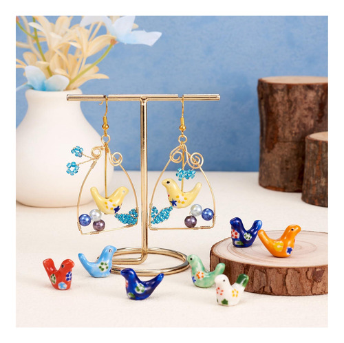 Boutigem 10pcs Palabra De Porcelana Peganas Con Patrón De De