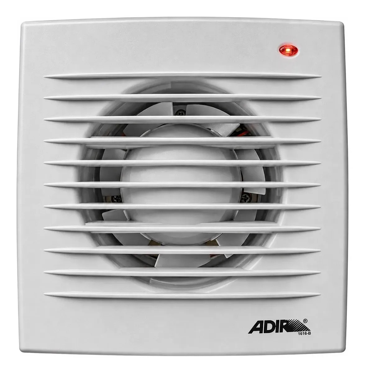 Extractor De Aire Para Baño Cocina Hogar 4 Pulgadas Sellado Seguro Silencioso Multifuncional Adir 4823 Color Gris