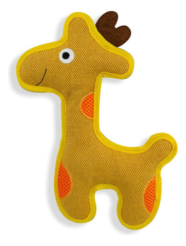 Juguete De Peluche Para Mascota Jirafa Con Sonido Color Amarillo
