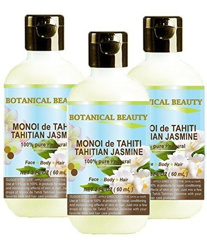 Aceite De Jazmín De Tahití 100% Natural - 60 Ml